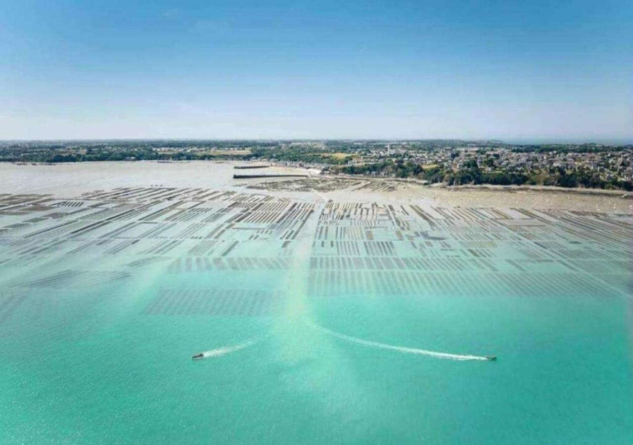 La Merveille By Mrodbnb - Appart Neuf - Vue Mer - 25M Plage & Resto - Cine - Cheminee - Popcorn Cancale Buitenkant foto